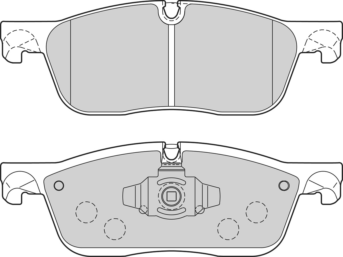 Jeu de 4 plaquettes de frein VALEO ref. 302761